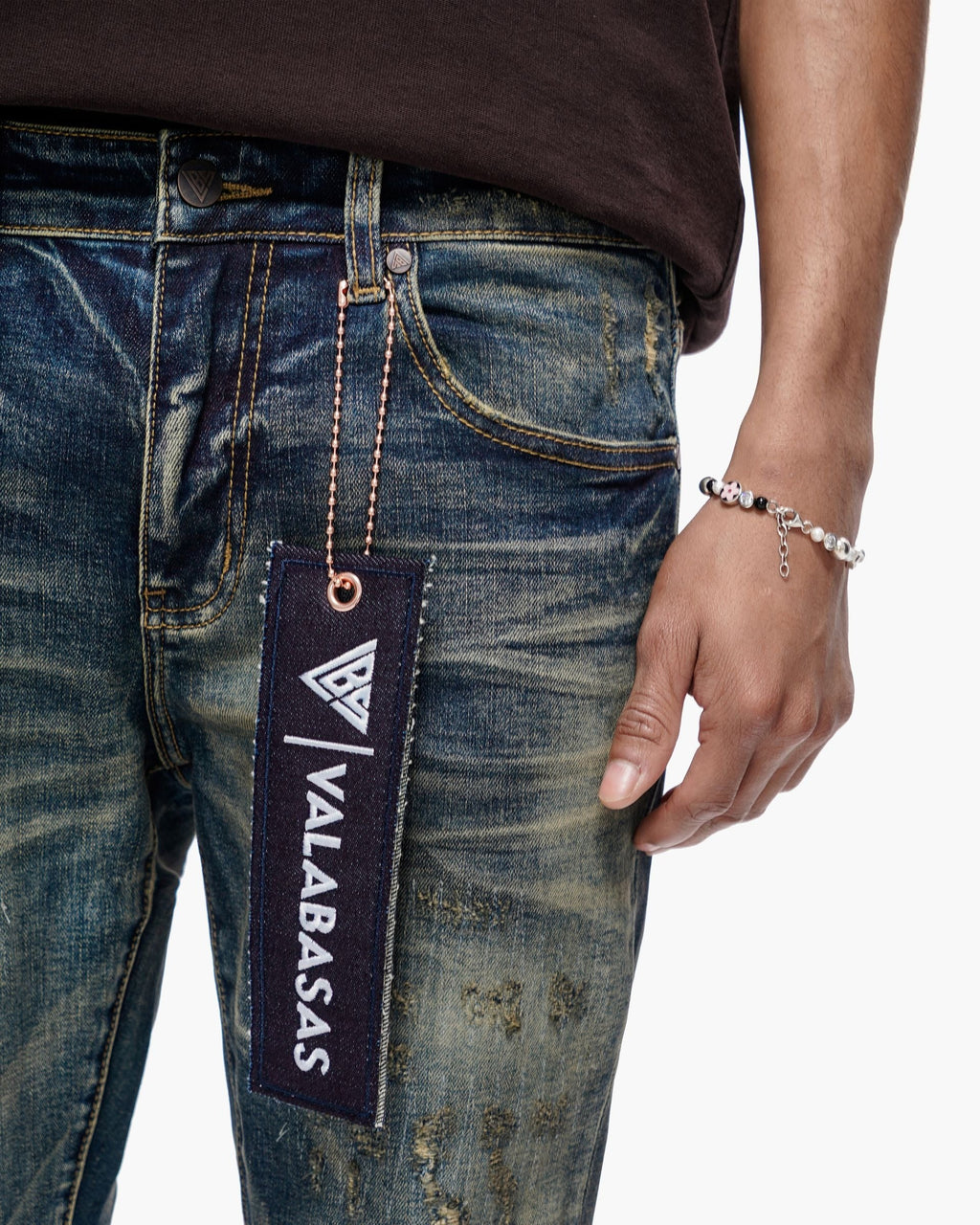 Valabasas Leader Skinny Jean - Dark Blue Vintage