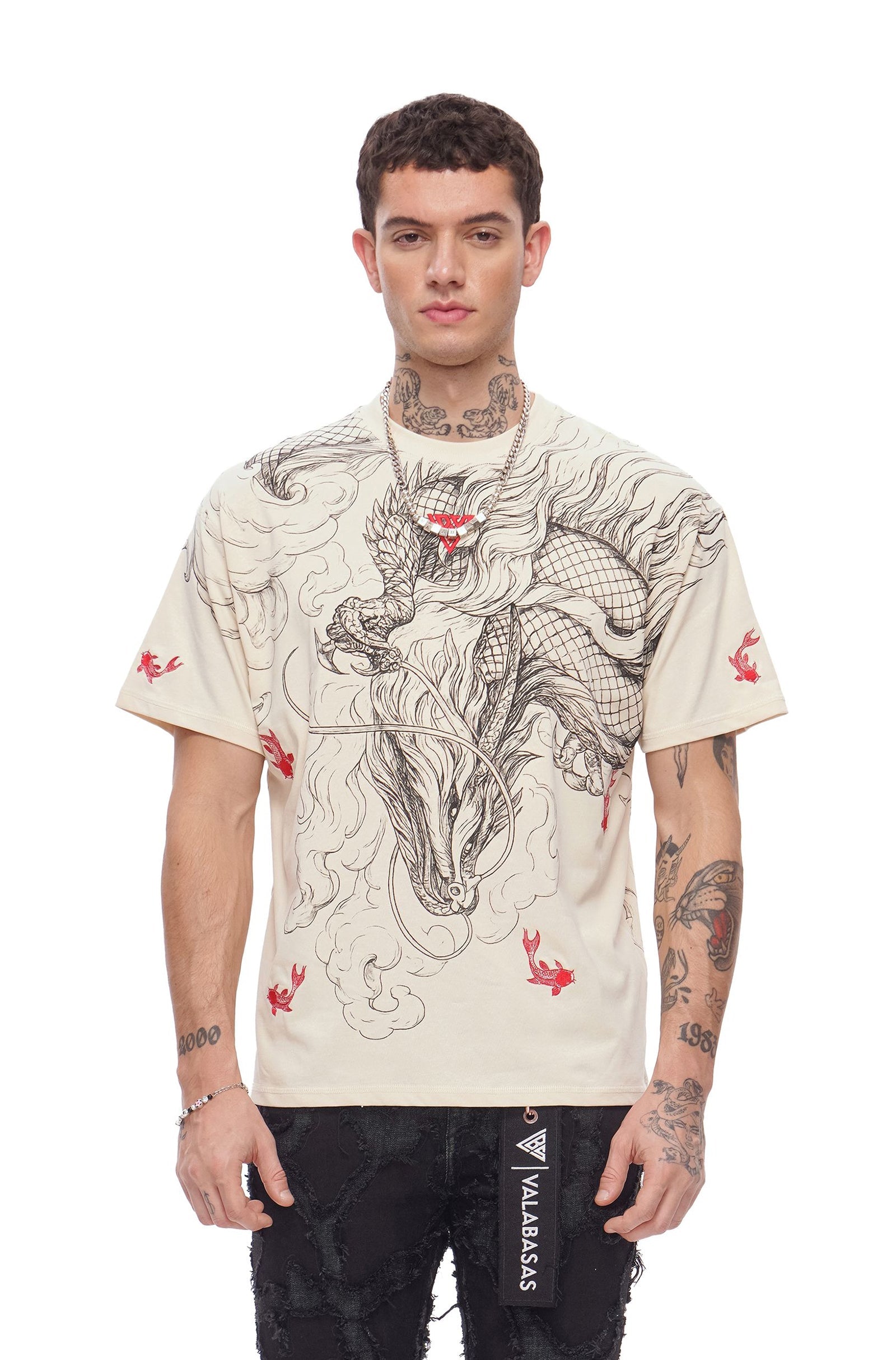 Valabasas Mythic Flow Tee - Beige