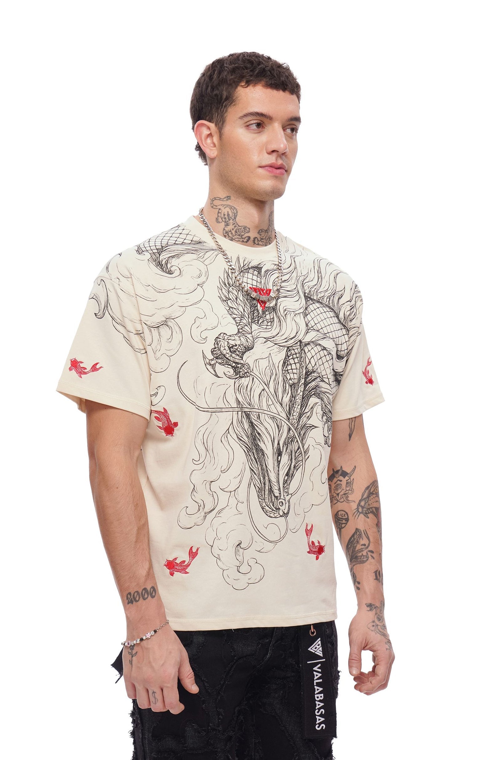Valabasas Mythic Flow Tee - Beige