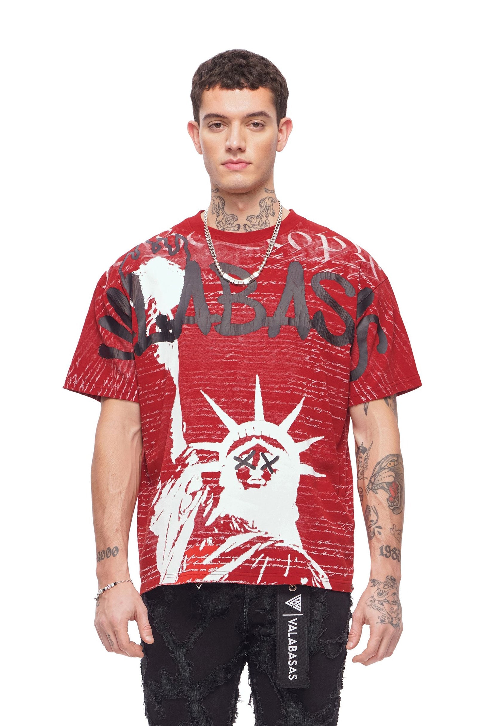 Valabasas Freedom Tee - Rustic Red