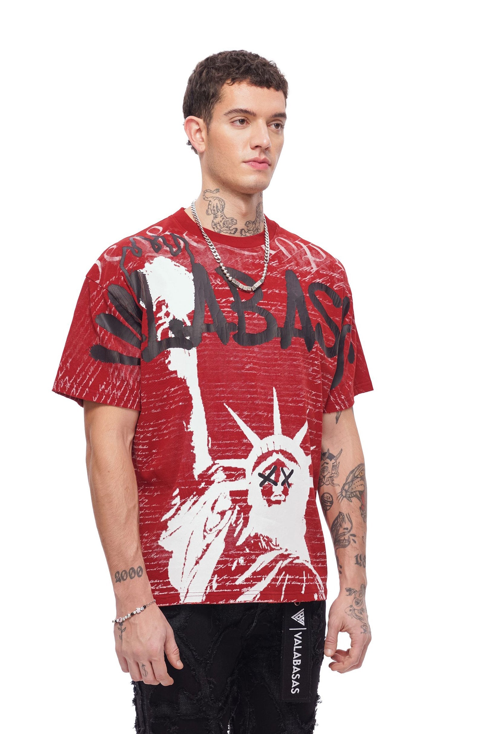Valabasas Freedom Tee - Rustic Red