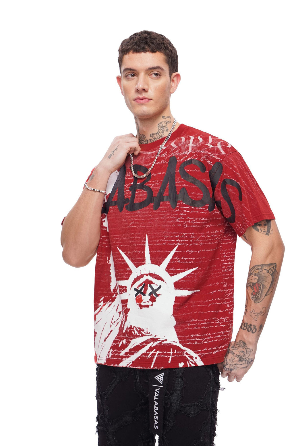 Valabasas Freedom Tee - Rustic Red