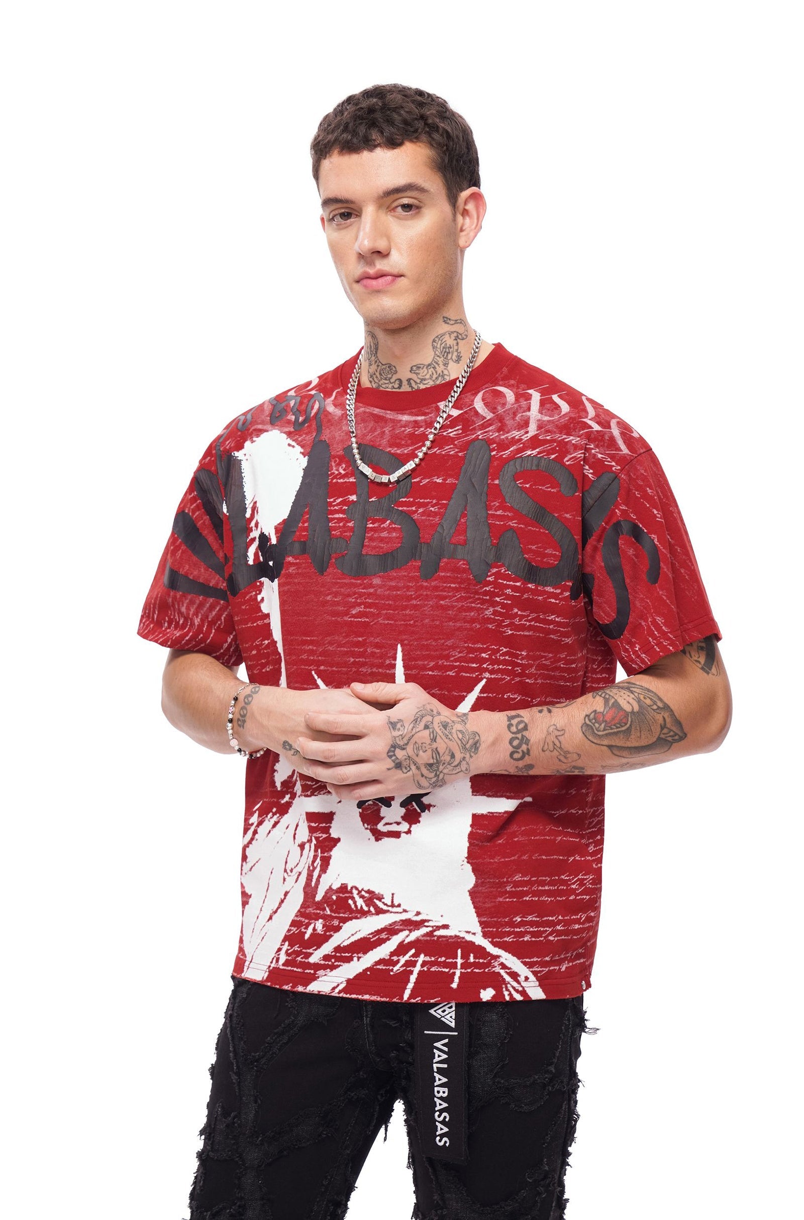 Valabasas Freedom Tee - Rustic Red