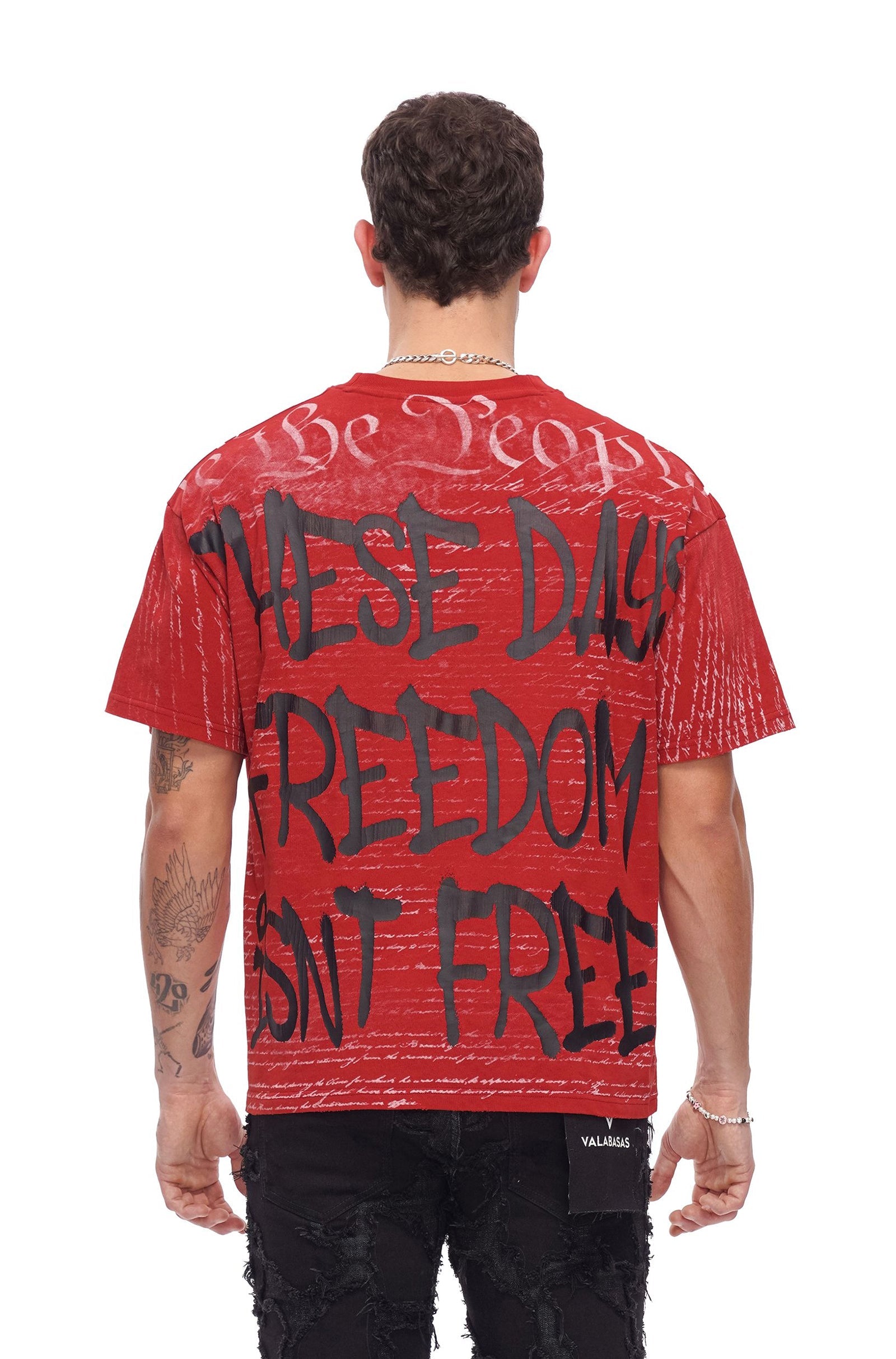 Valabasas Freedom Tee - Rustic Red