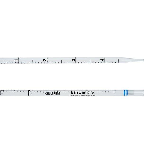 Celltreat 229006B Pipets-Individually Wrapped in Bags, 5mL, 50 Pack
