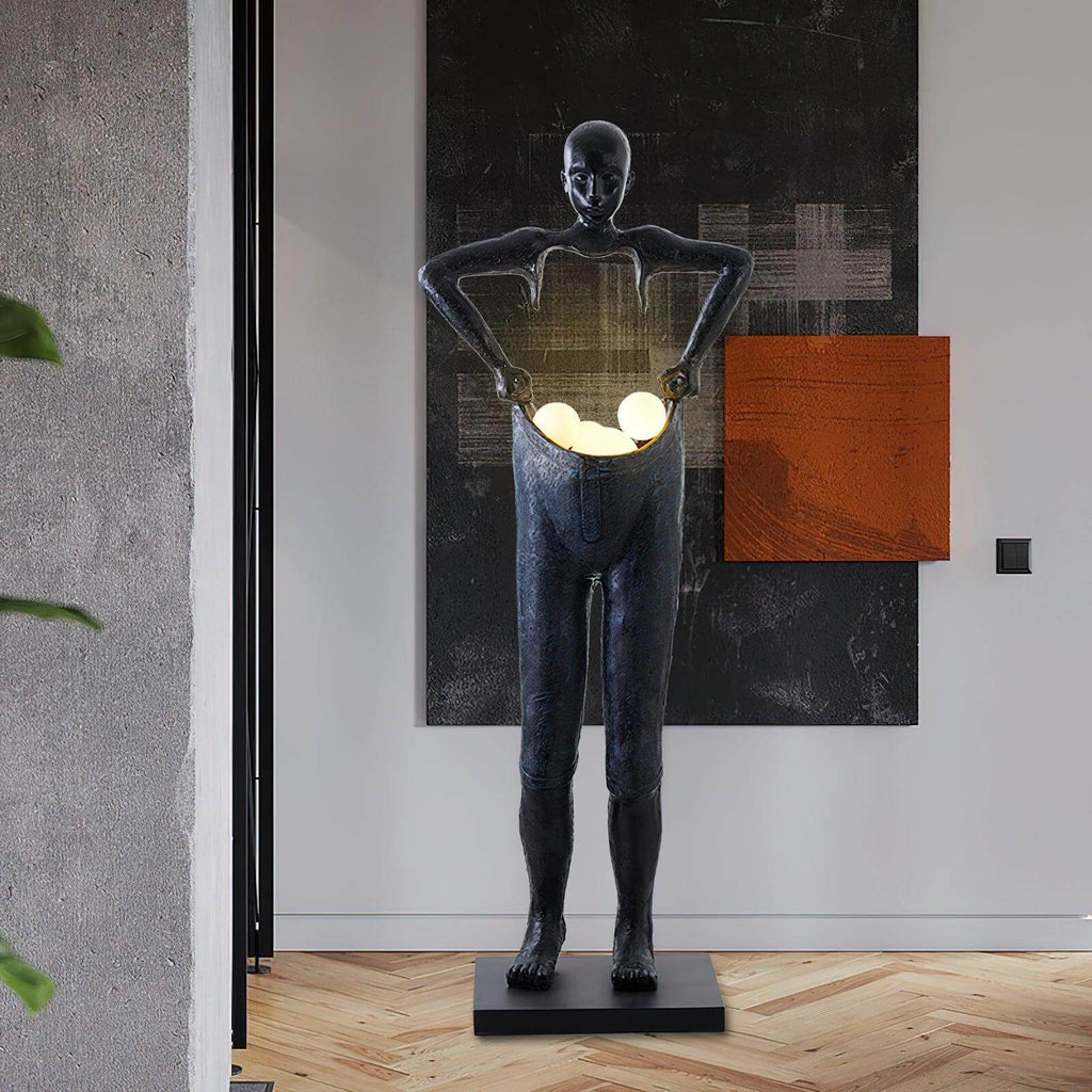 Velari Resin Floor Lamp