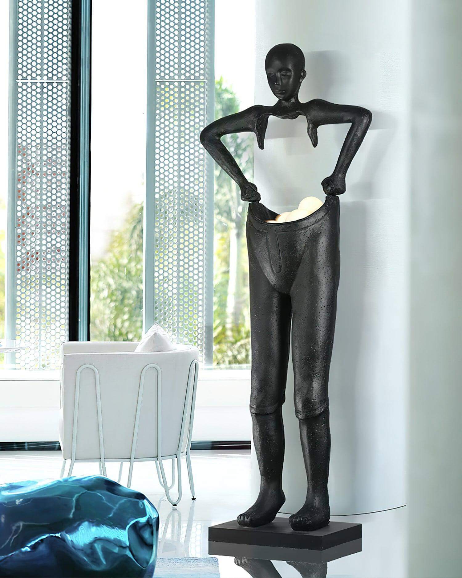 Velari Resin Floor Lamp