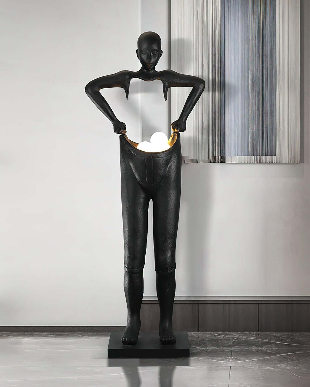Velari Resin Floor Lamp