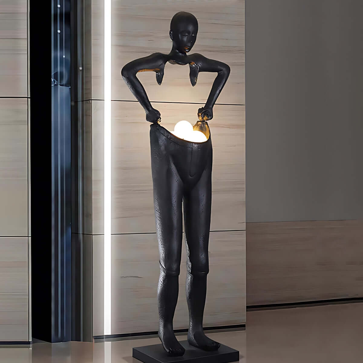 Velari Resin Floor Lamp