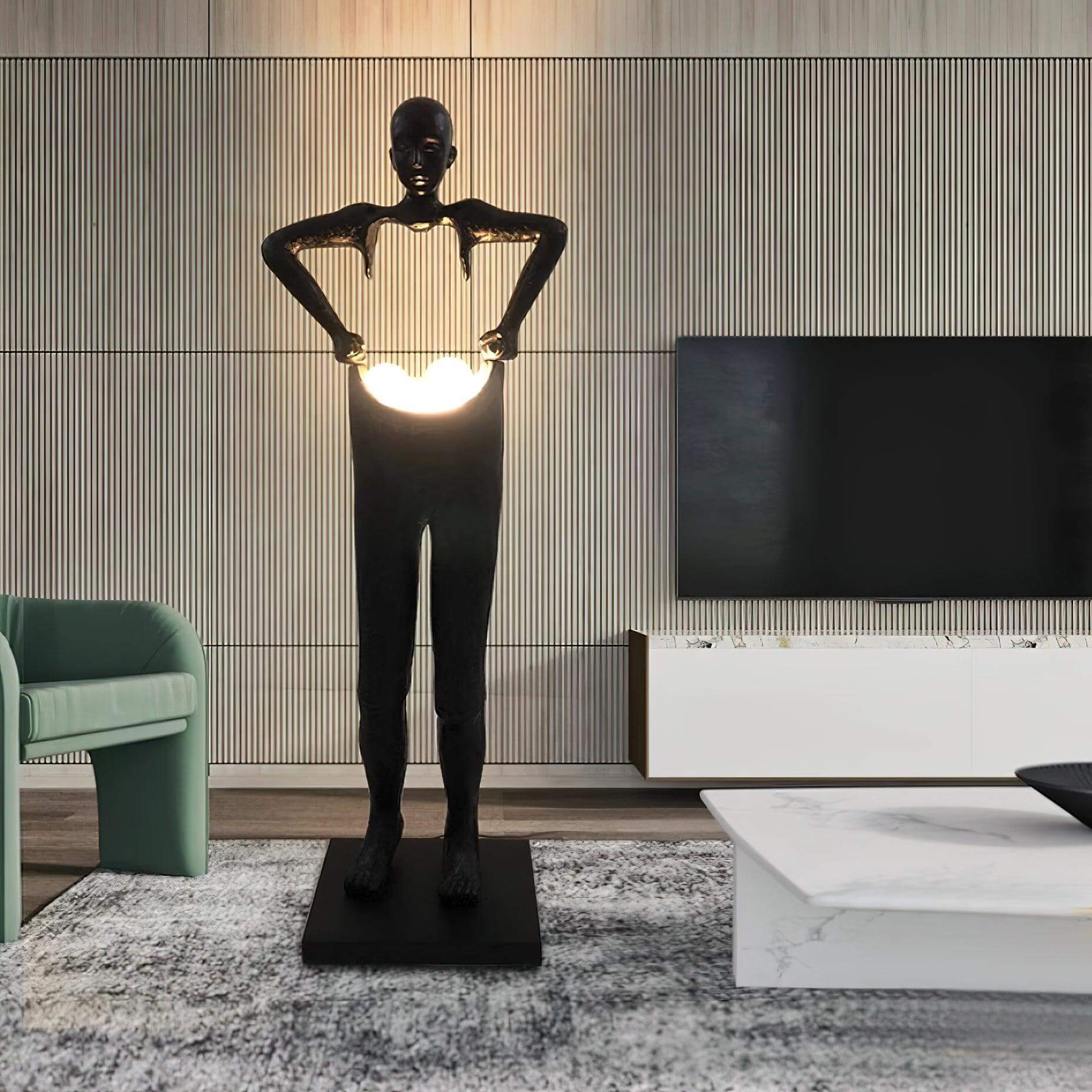 Velari Resin Floor Lamp