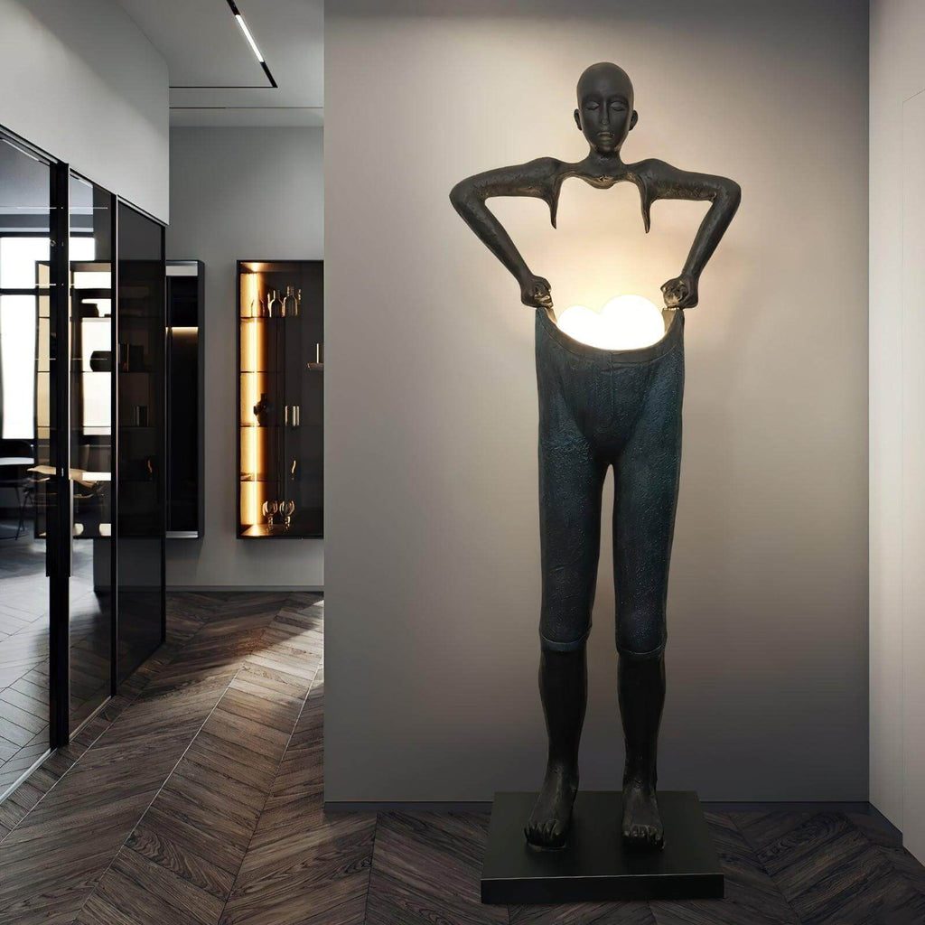 Velari Resin Floor Lamp