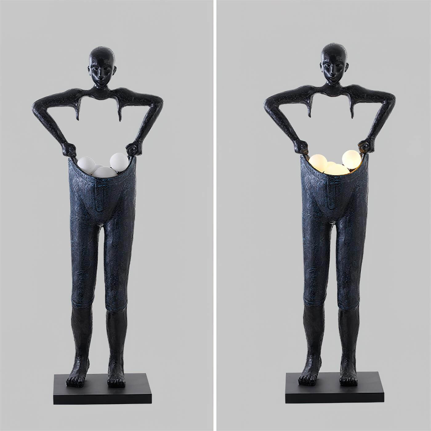 Velari Resin Floor Lamp
