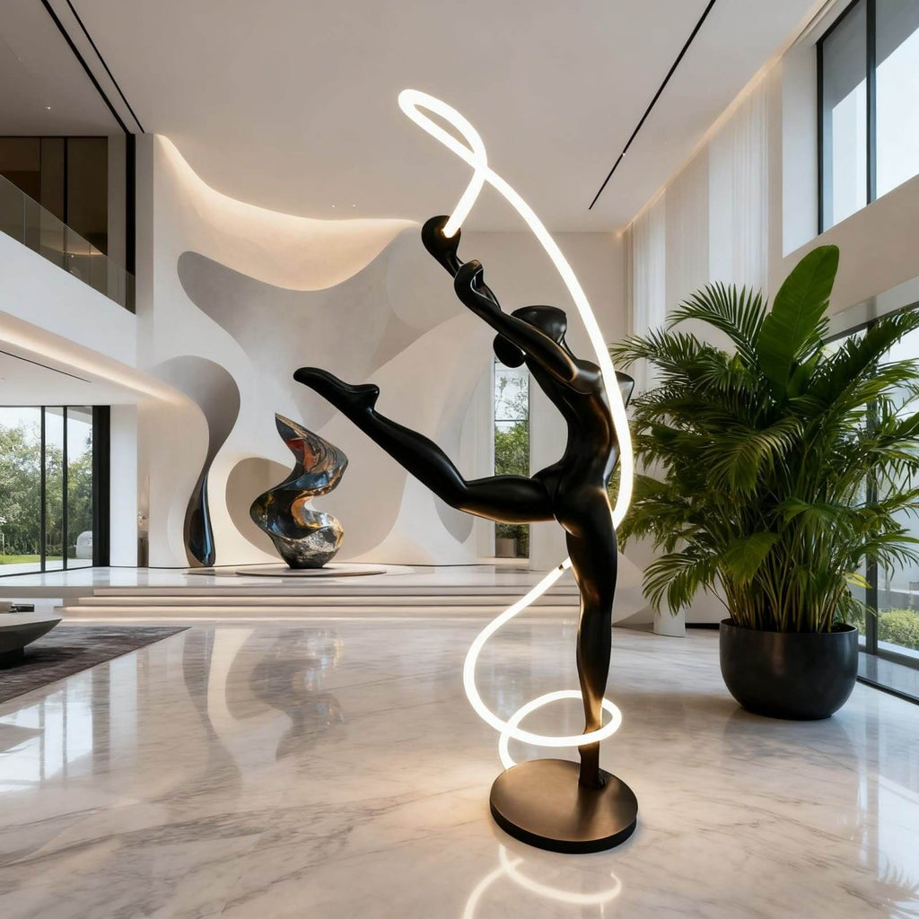 Veloma Sculpture Floor Lamp
