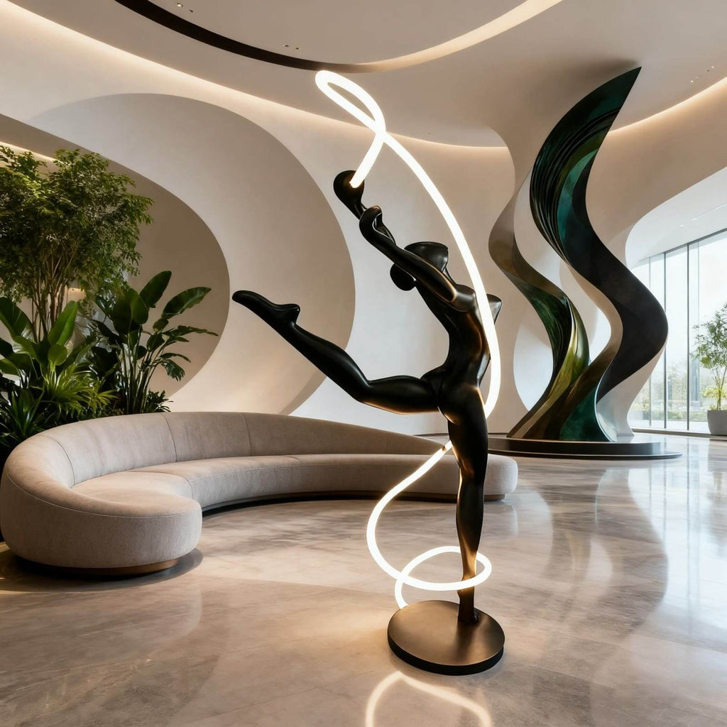 Veloma Sculpture Floor Lamp