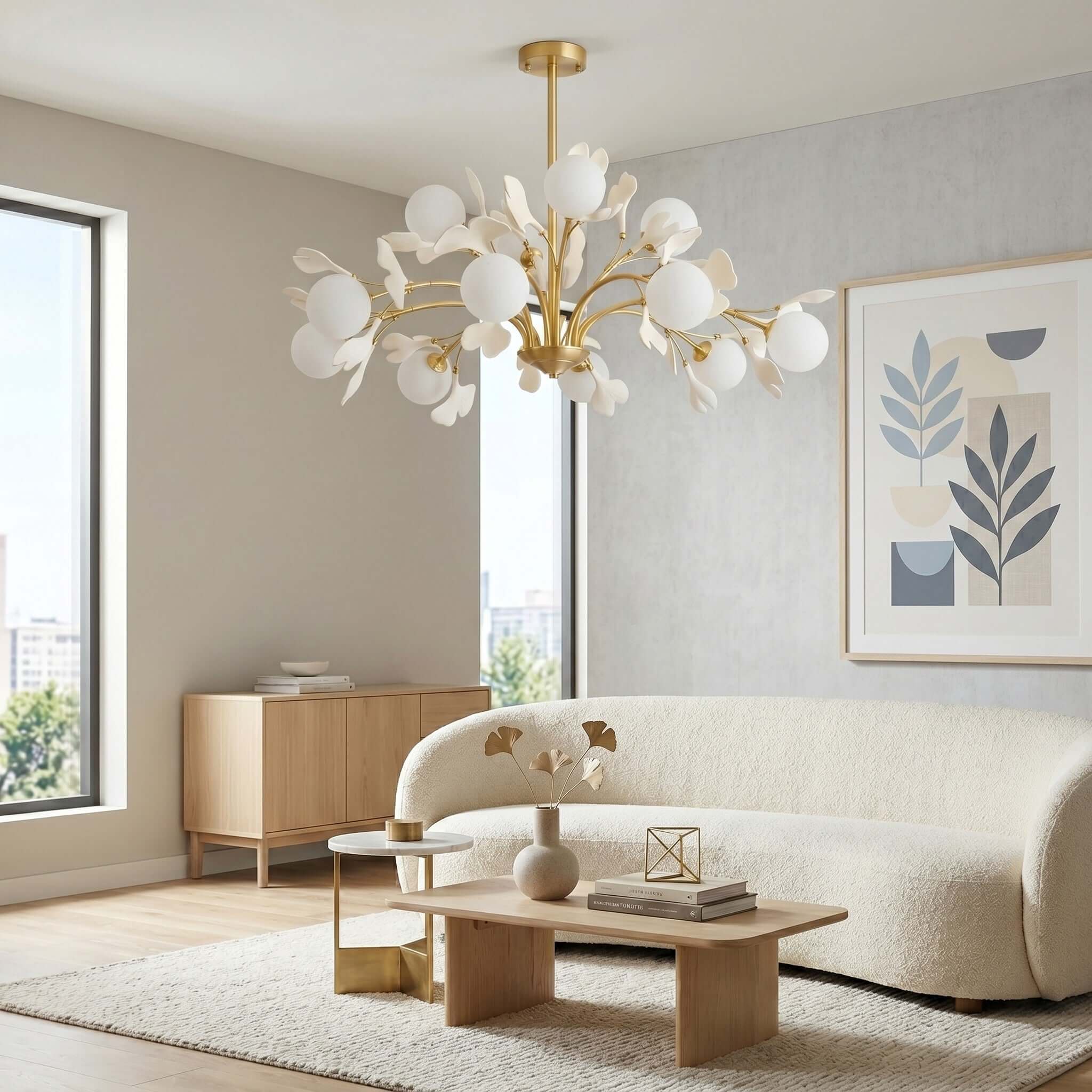 Vico Gingko Chandelier