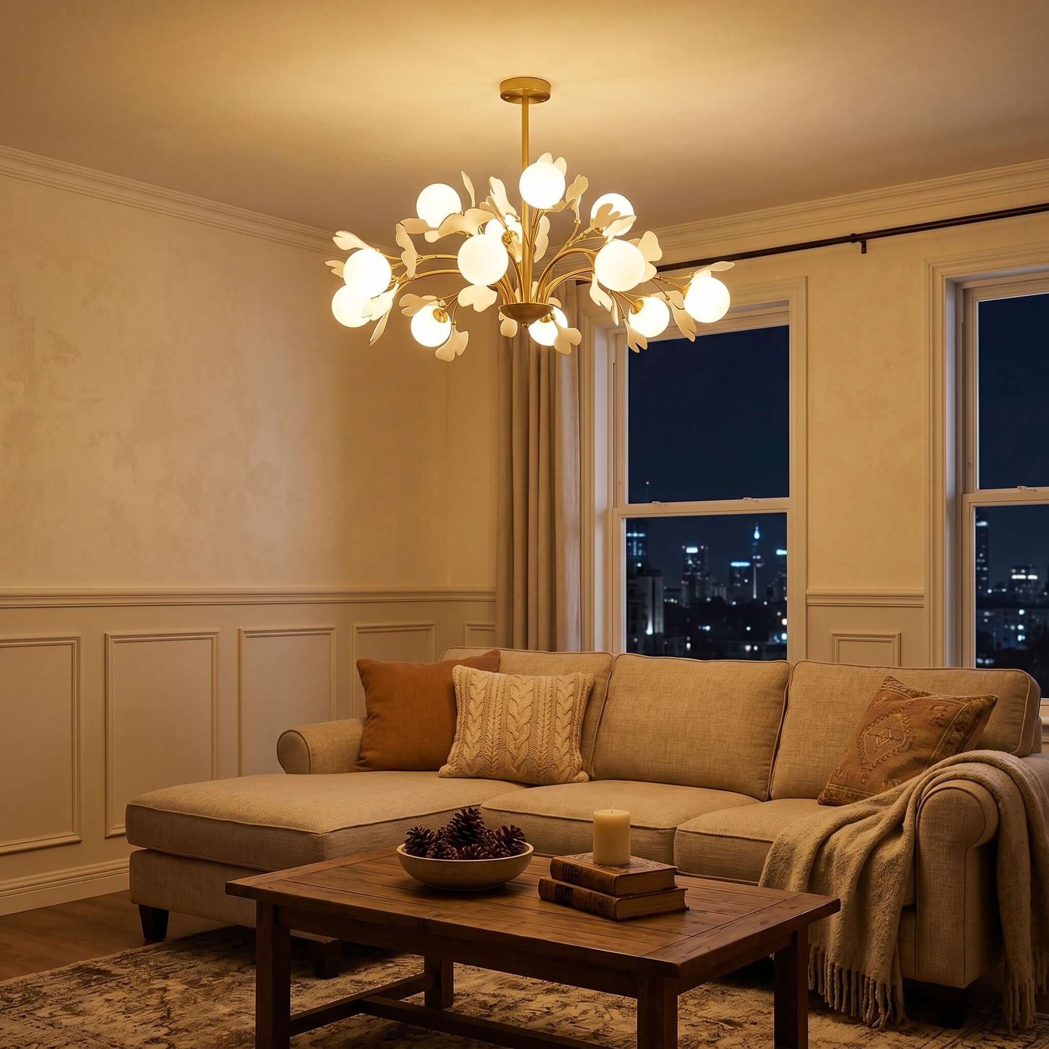 Vico Gingko Chandelier