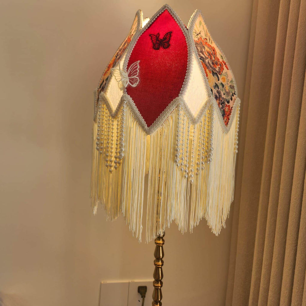 Vintage Tassel Floor Lamp