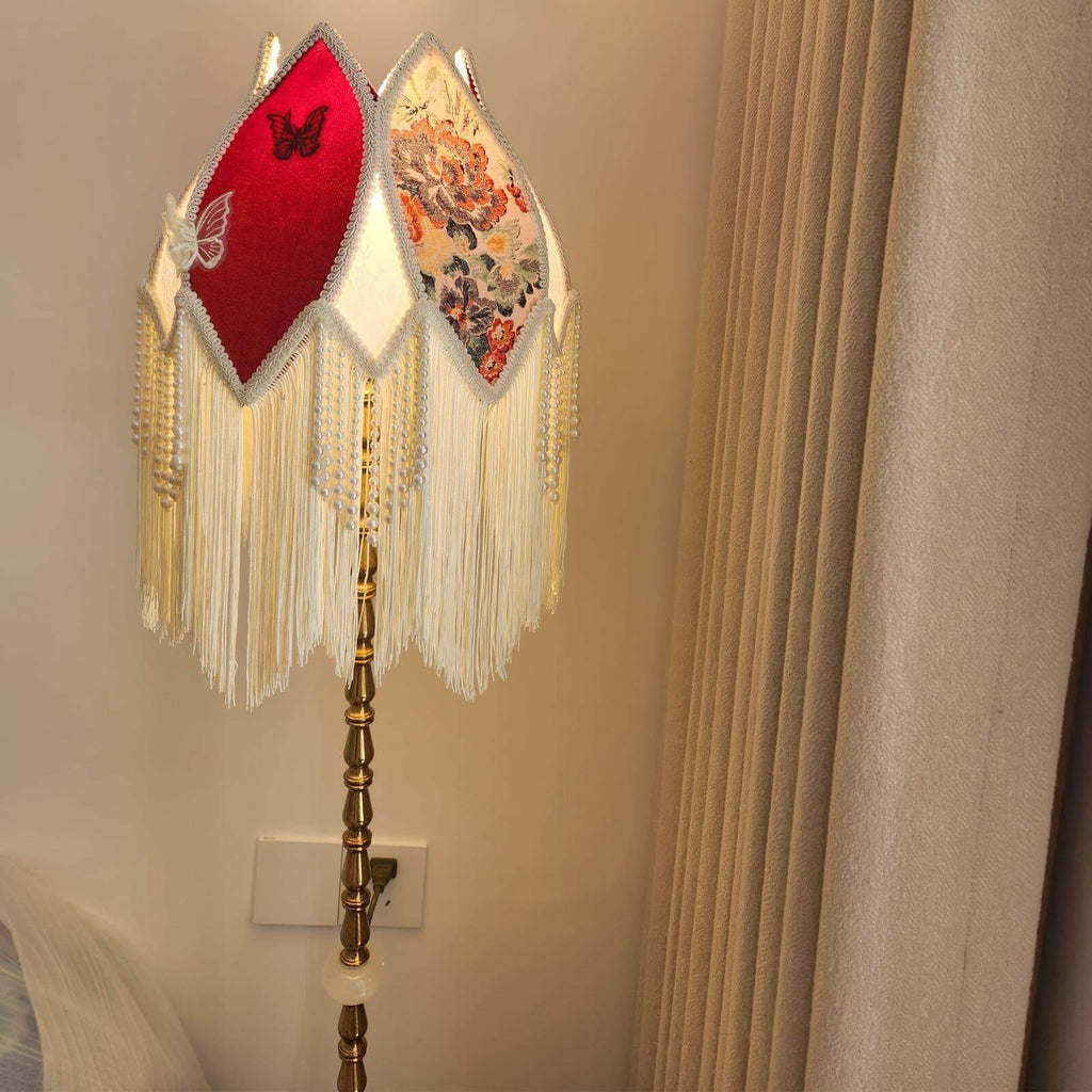 Vintage Tassel Floor Lamp