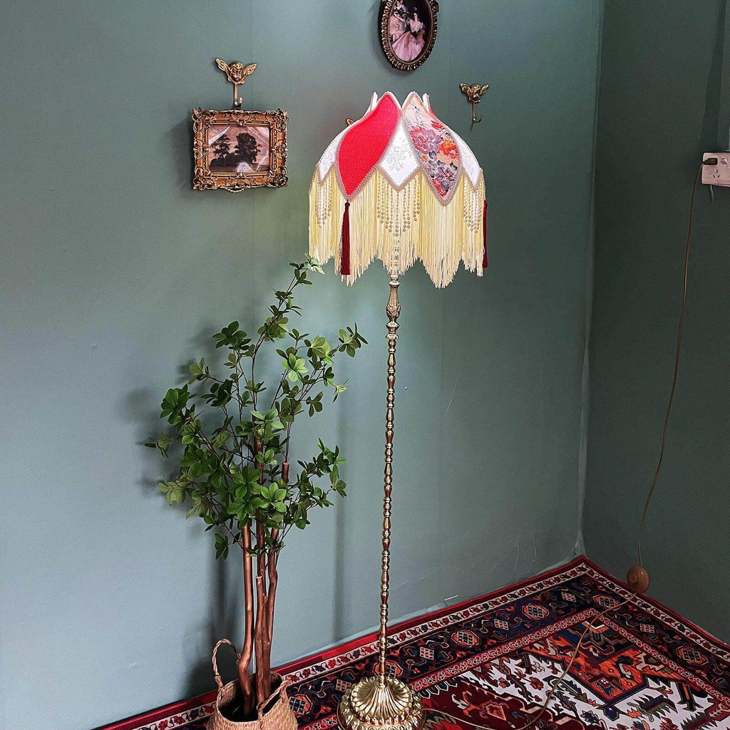 Vintage Tassel Floor Lamp