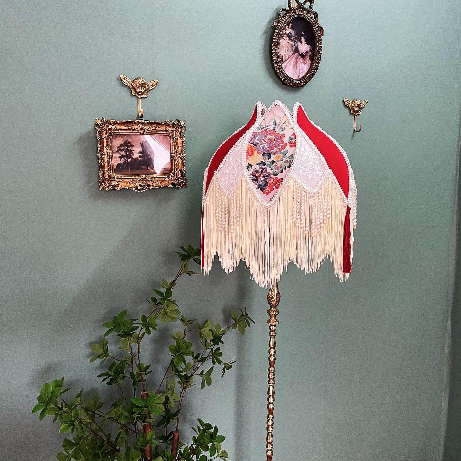 Vintage Tassel Floor Lamp