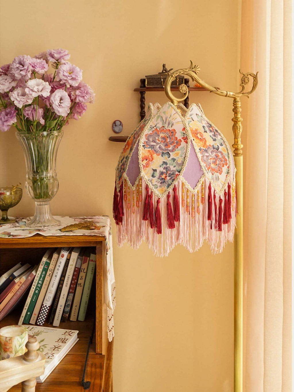 Vintage Tassel Floor Lamp