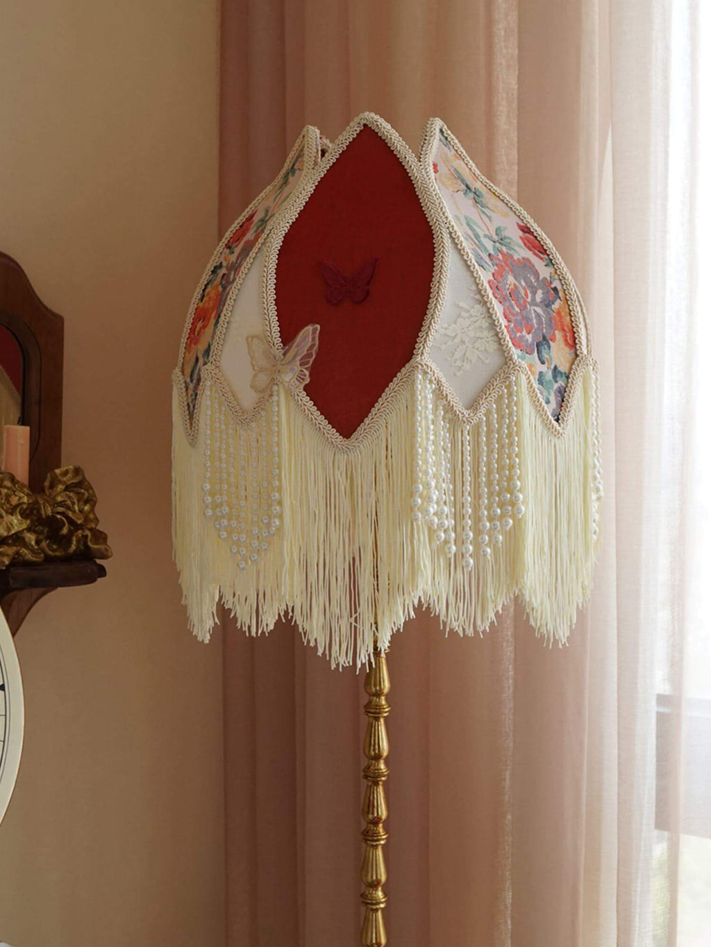 Vintage Tassel Floor Lamp