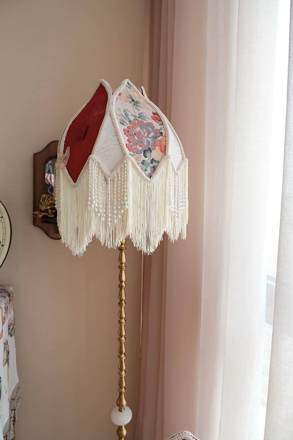 Vintage Tassel Floor Lamp