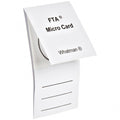 Whatman WB120210 FTA Micro Card, Non-Indicating, 1 Sample Area Per Card, 100 Pack