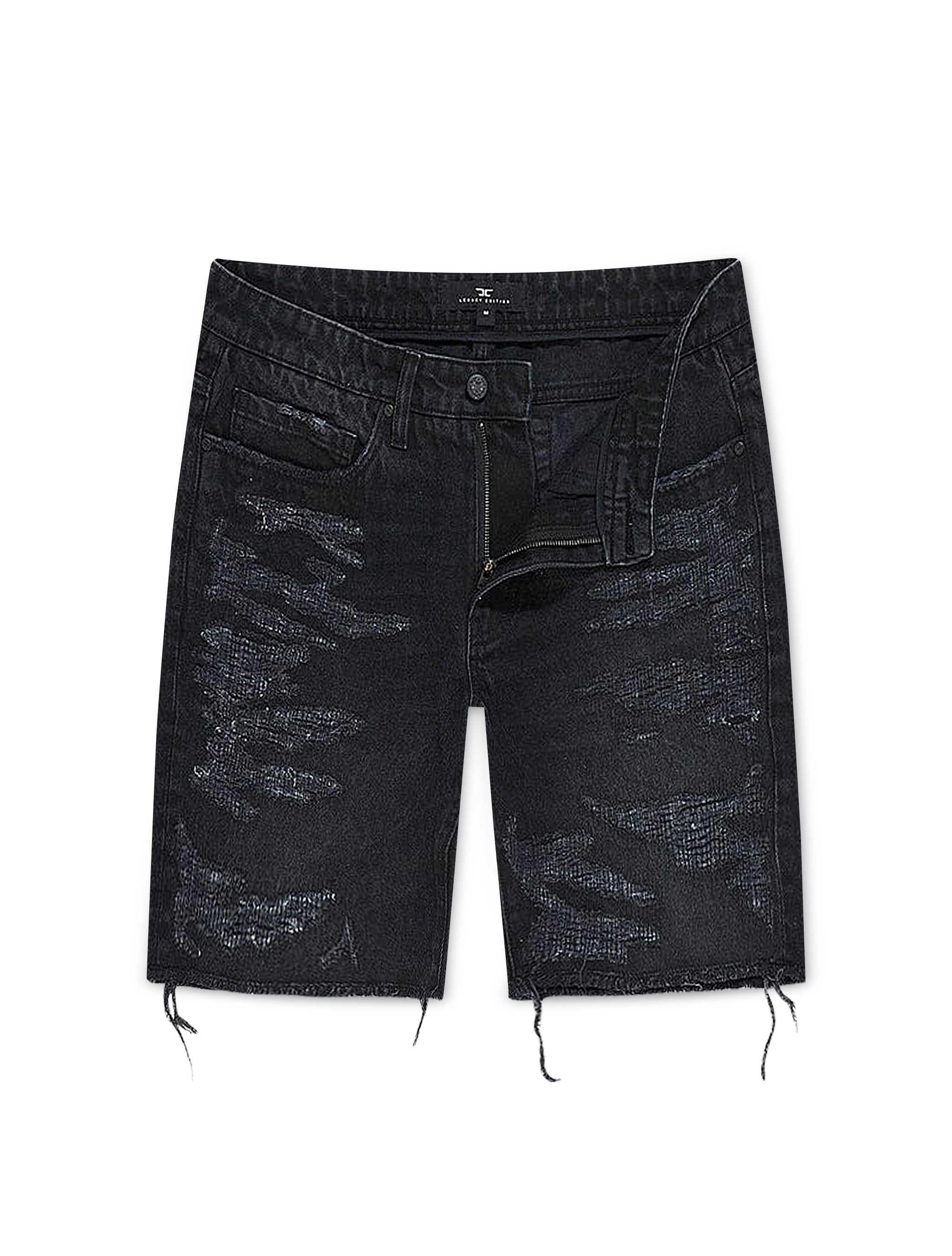 Jordan Craig Riverside Denim Shorts - Black Shadow