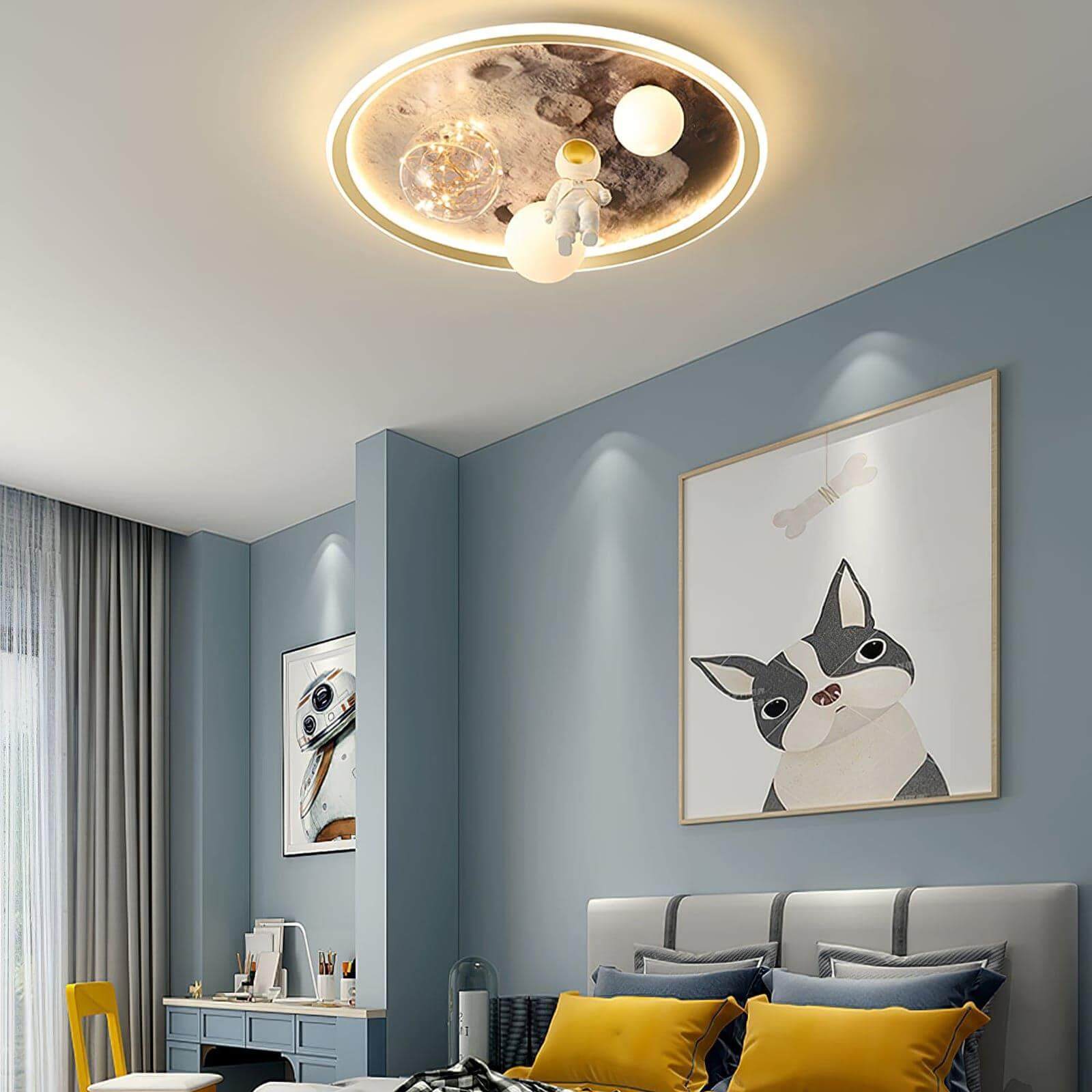 Walking Moon Ceiling Lamp
