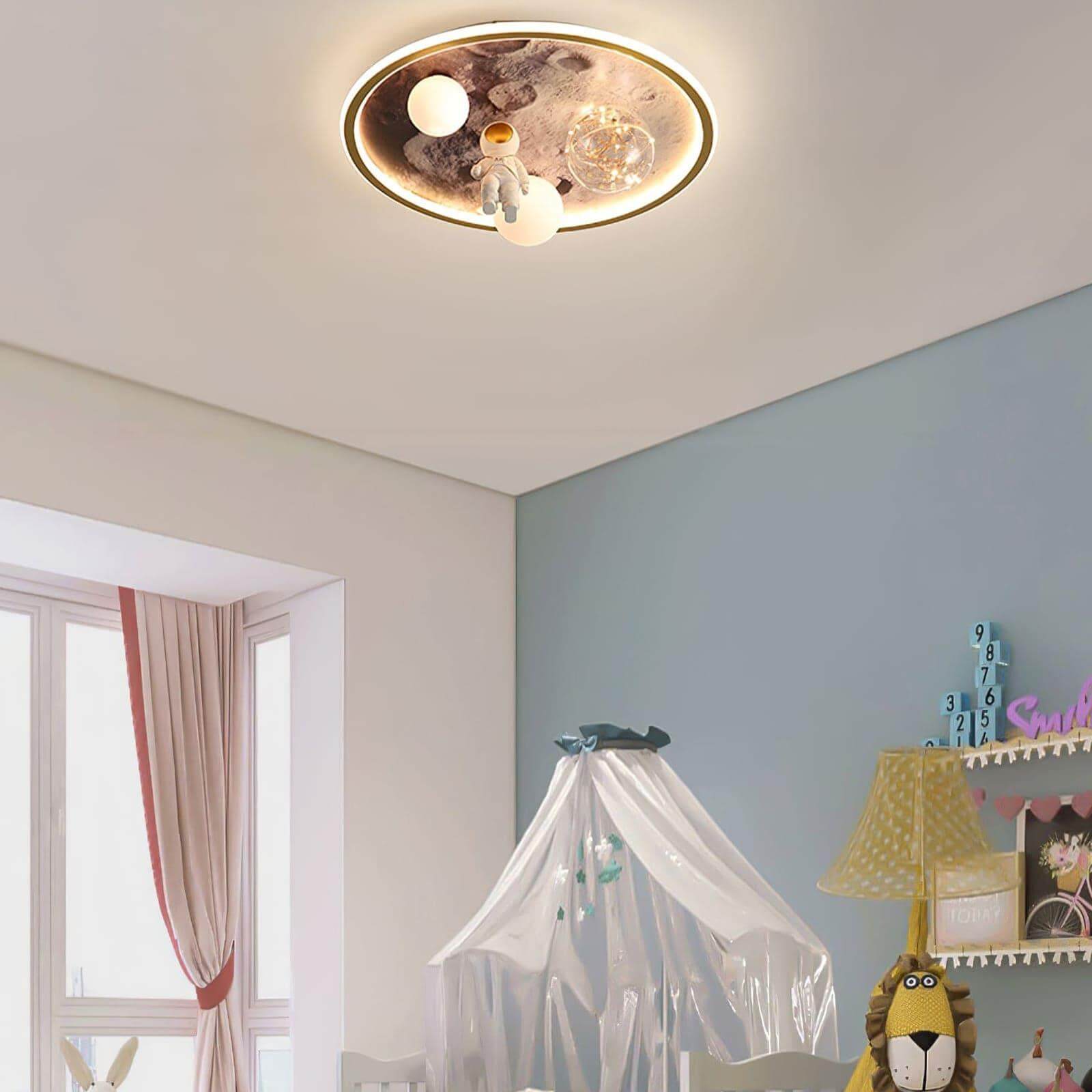 Walking Moon Ceiling Lamp