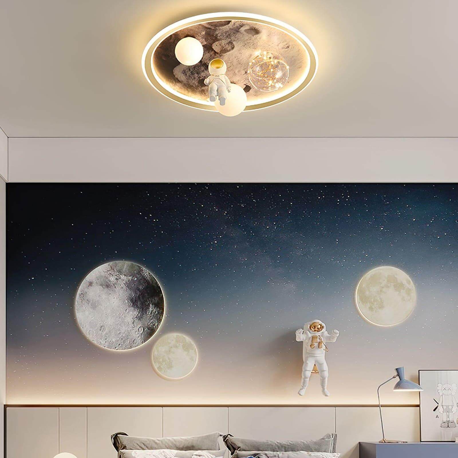 Walking Moon Ceiling Lamp