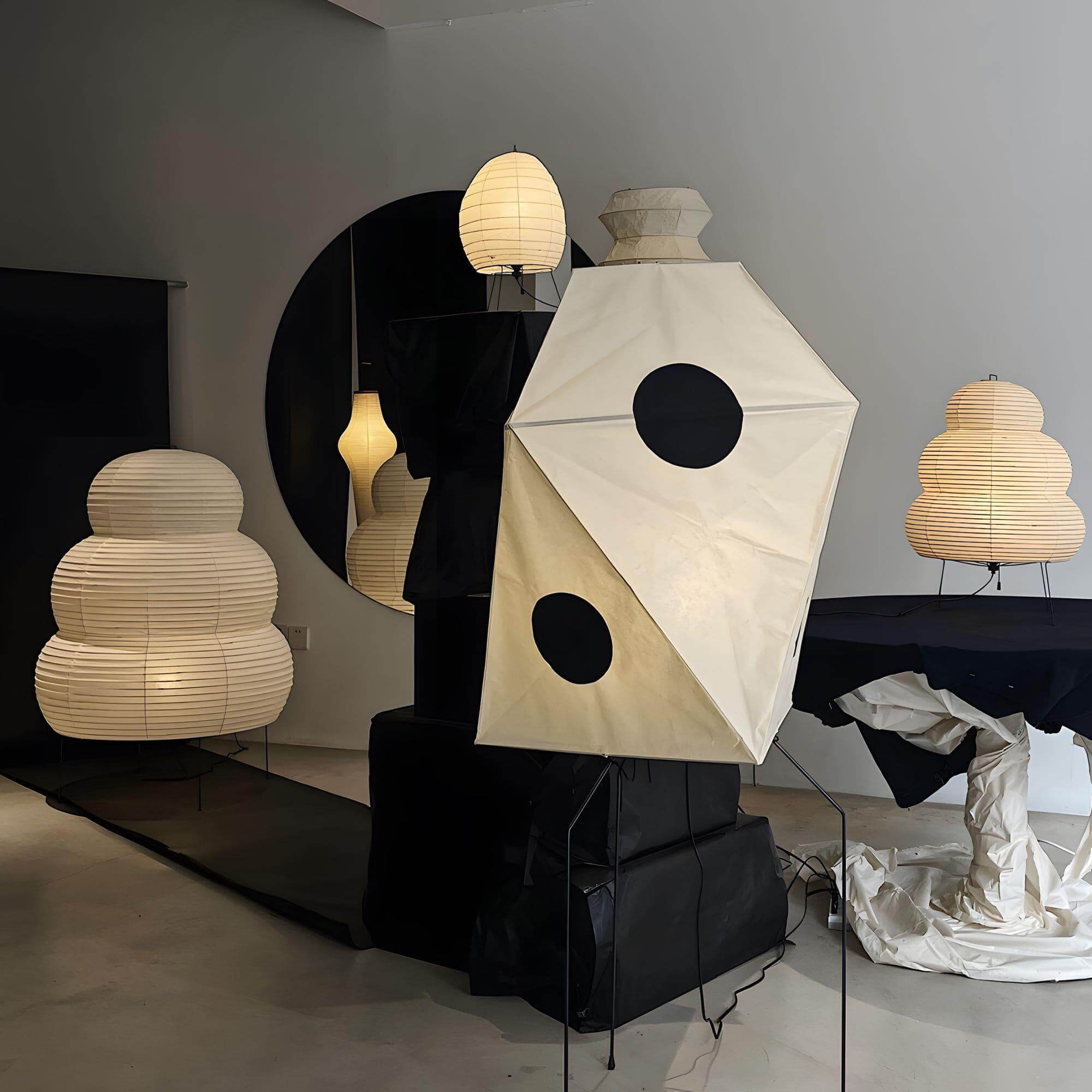 Washi Paper 25N Floor Lamp