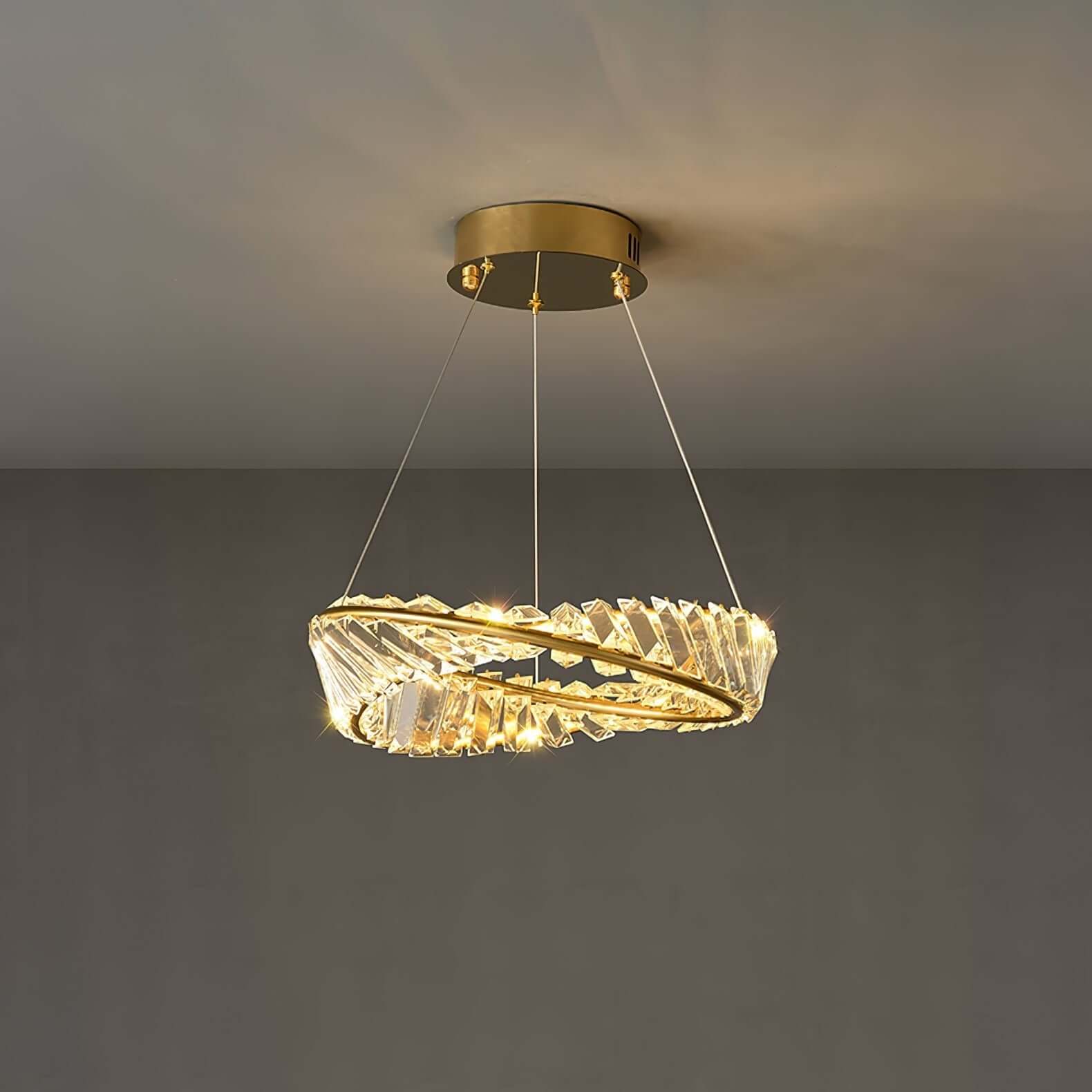 Wave Crystal Chandelier