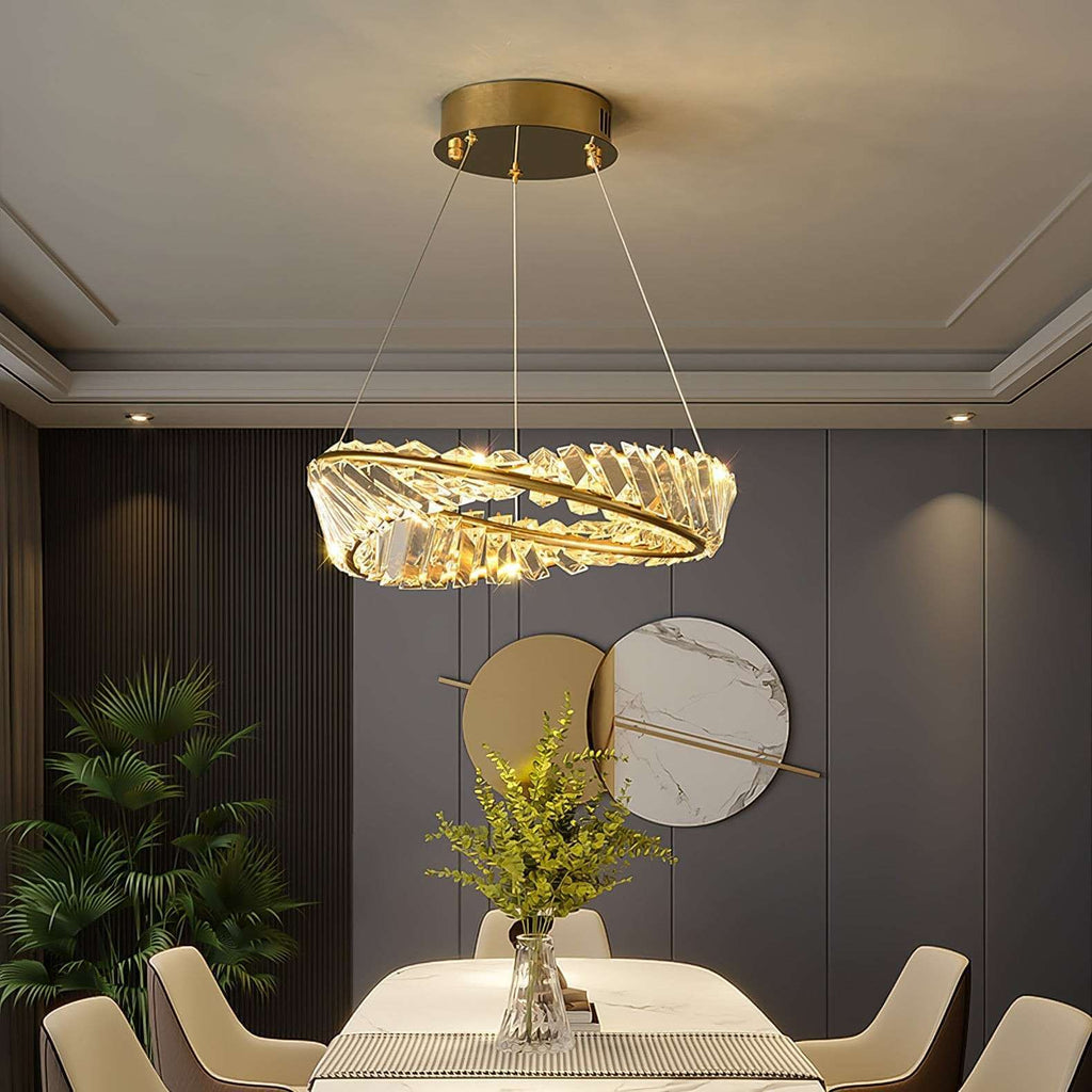 Wave Crystal Chandelier