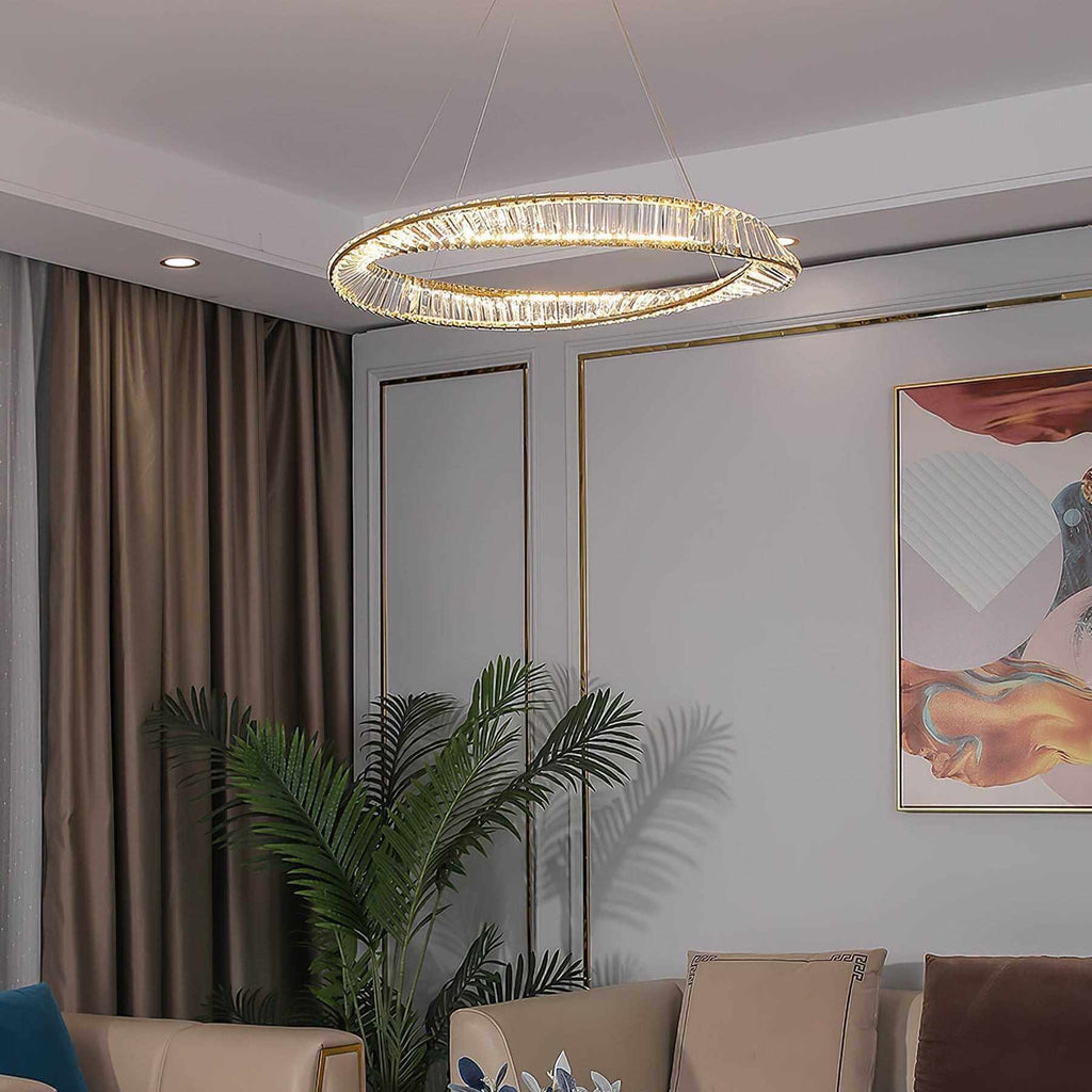 Wave Crystal Chandelier