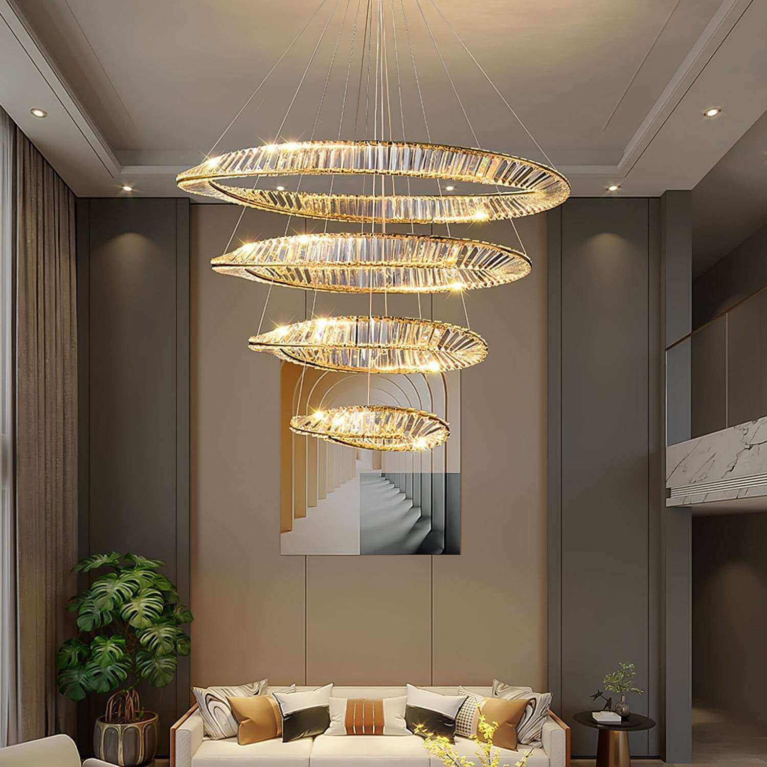 Wave Crystal Chandelier
