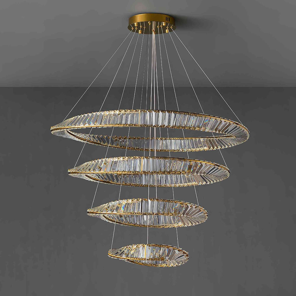 Wave Crystal Chandelier