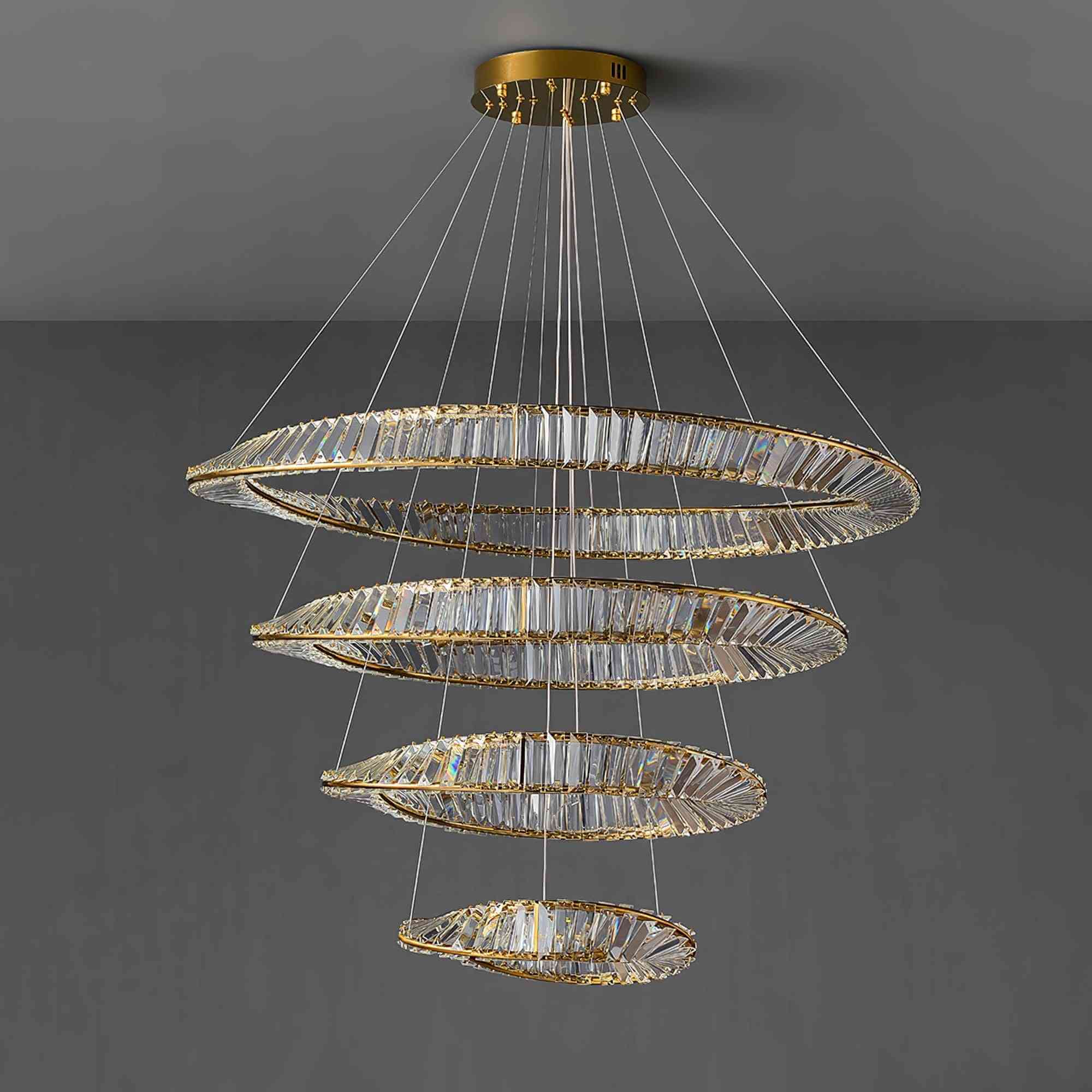 Wave Crystal Chandelier