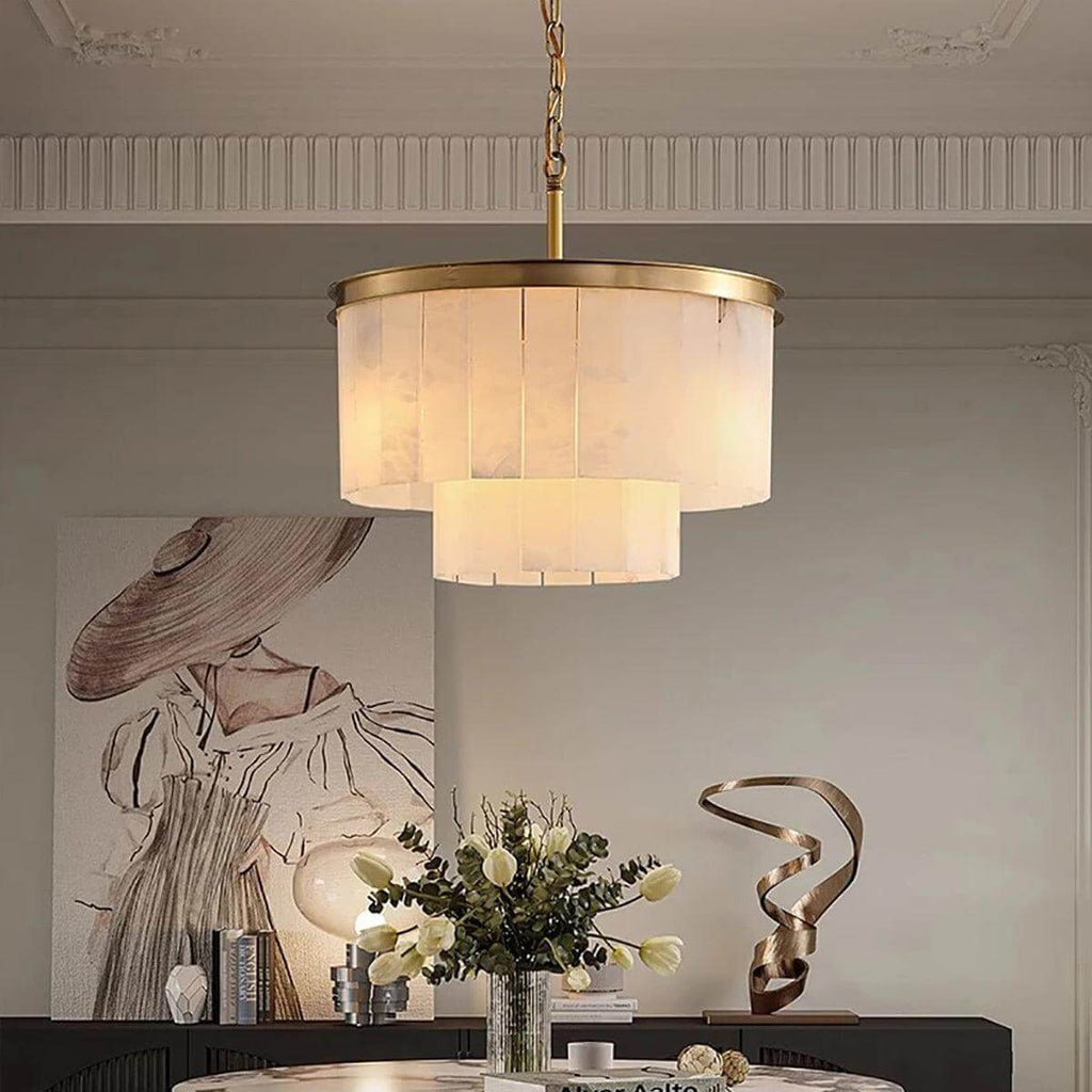 Windham Alabaster Chandelier