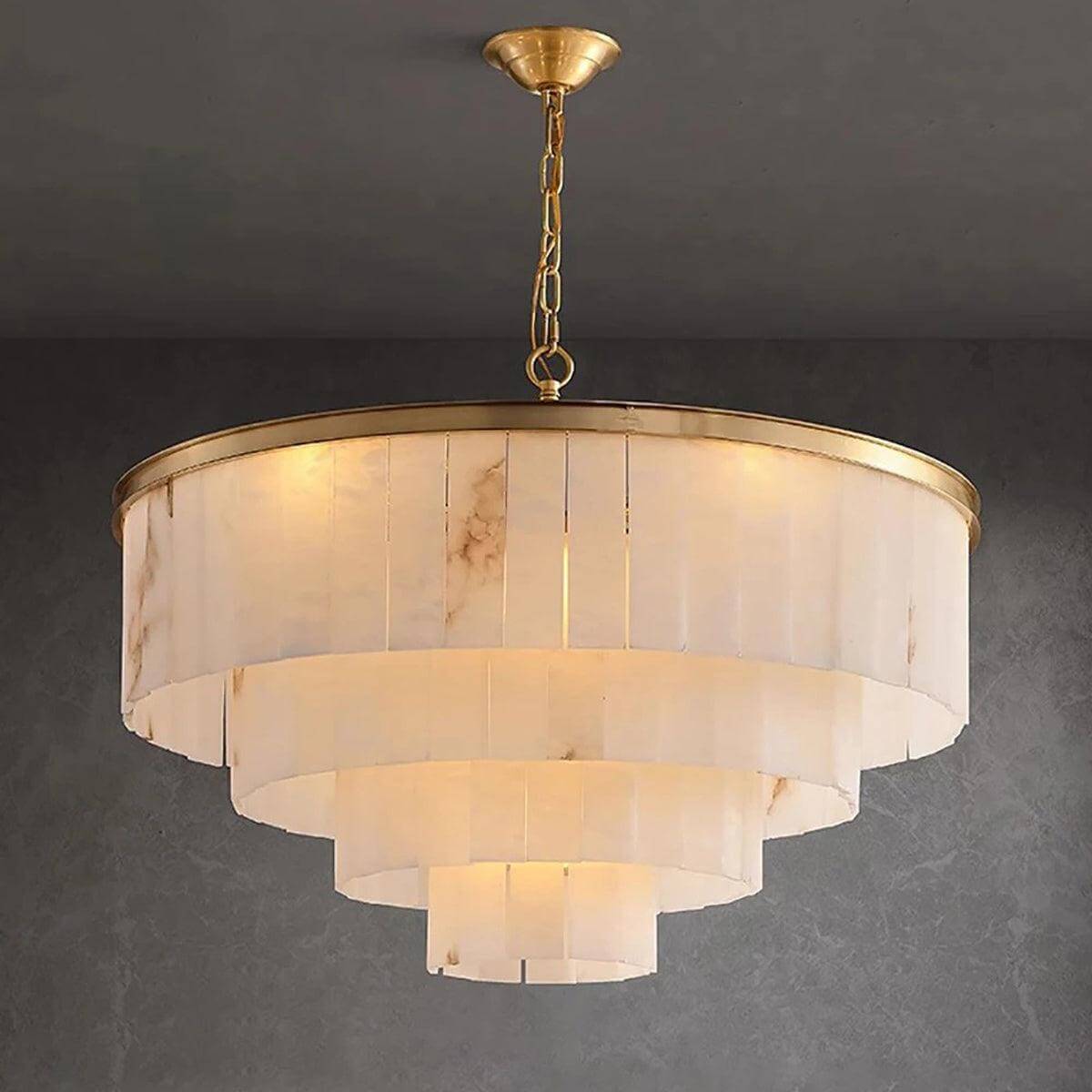 Windham Alabaster Chandelier