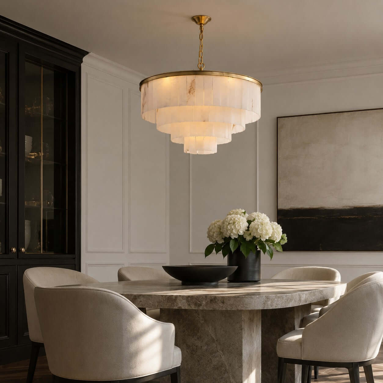 Windham Alabaster Chandelier