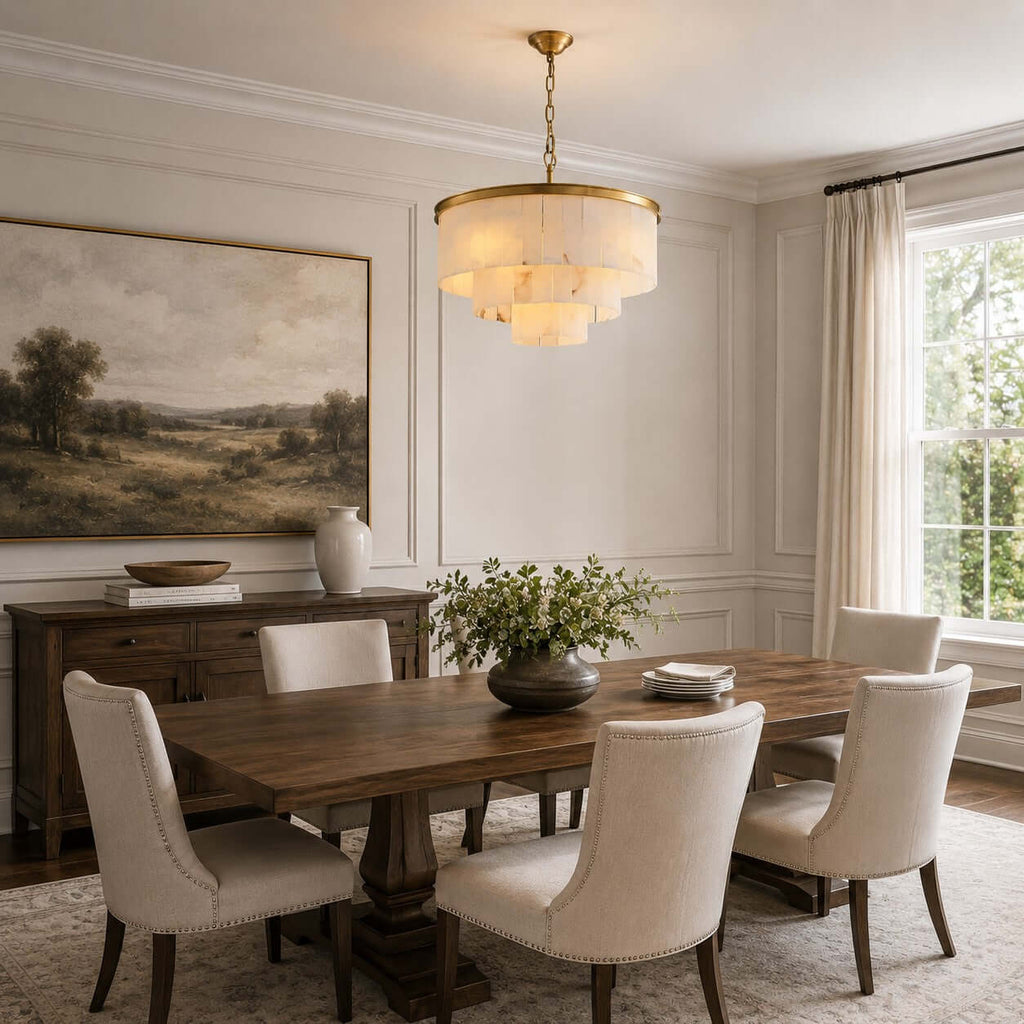 Windham Alabaster Chandelier