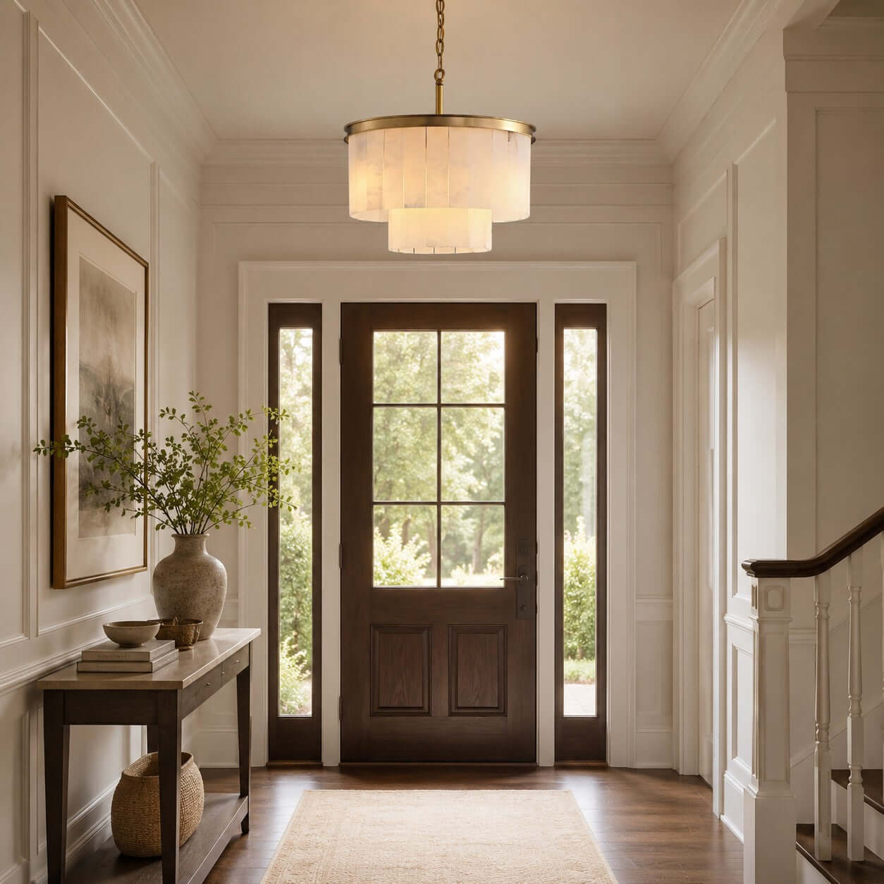 Windham Alabaster Chandelier