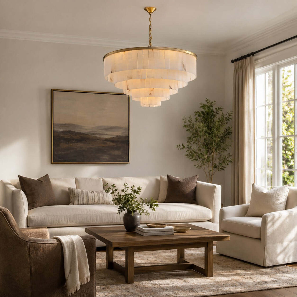 Windham Alabaster Chandelier