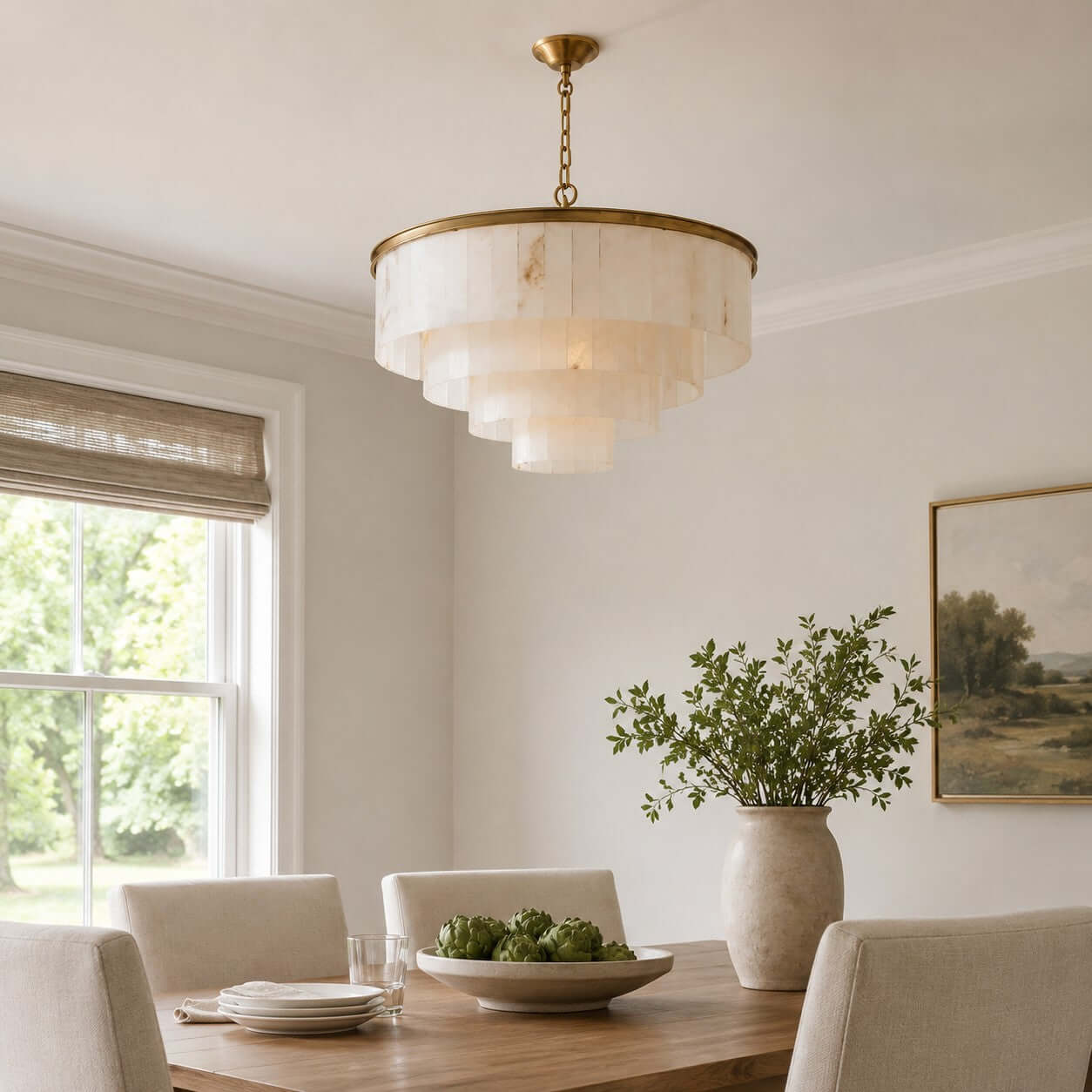 Windham Alabaster Chandelier