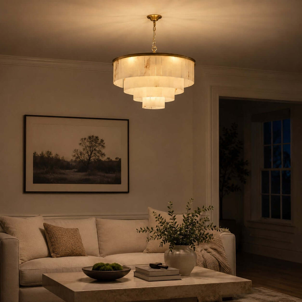 Windham Alabaster Chandelier