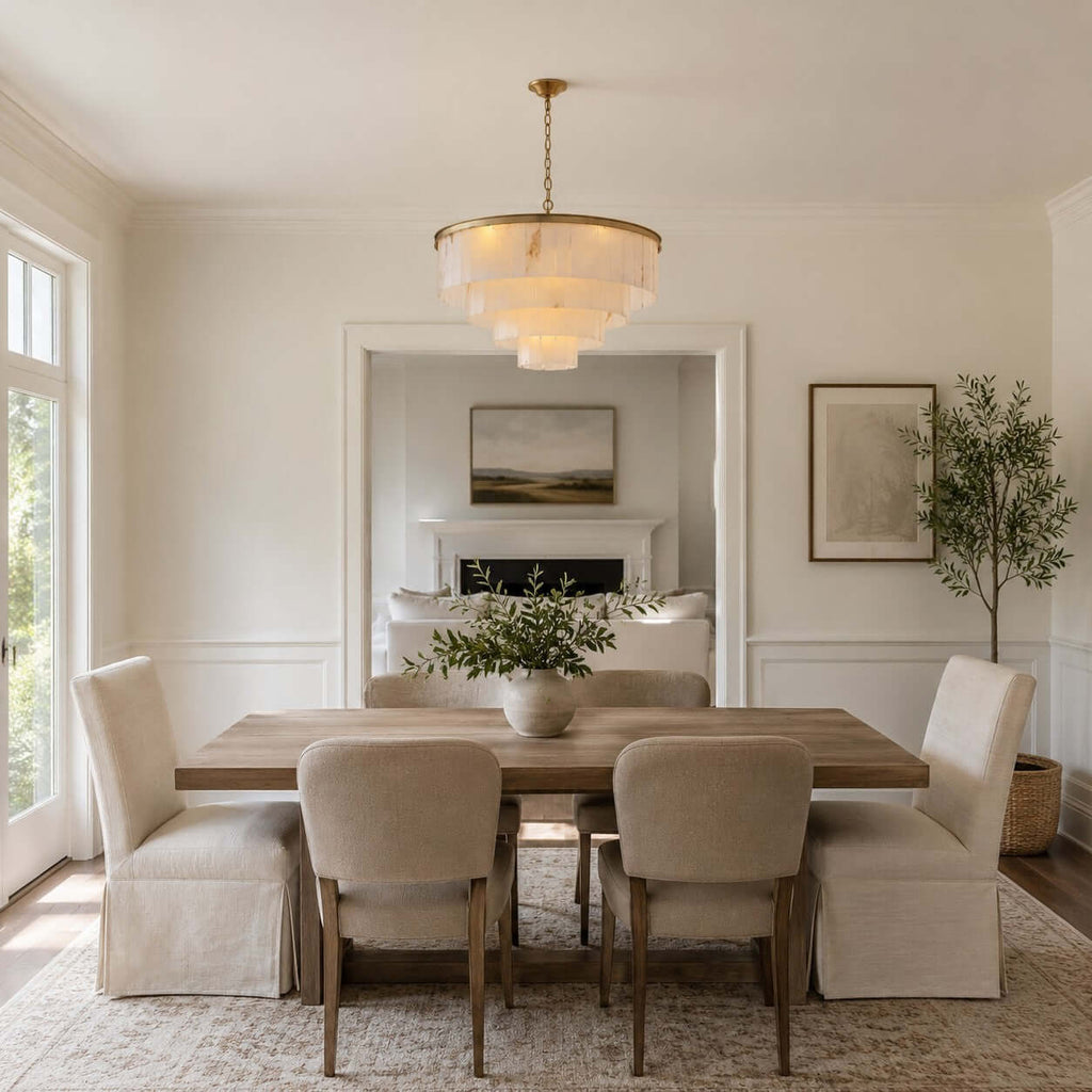 Windham Alabaster Chandelier