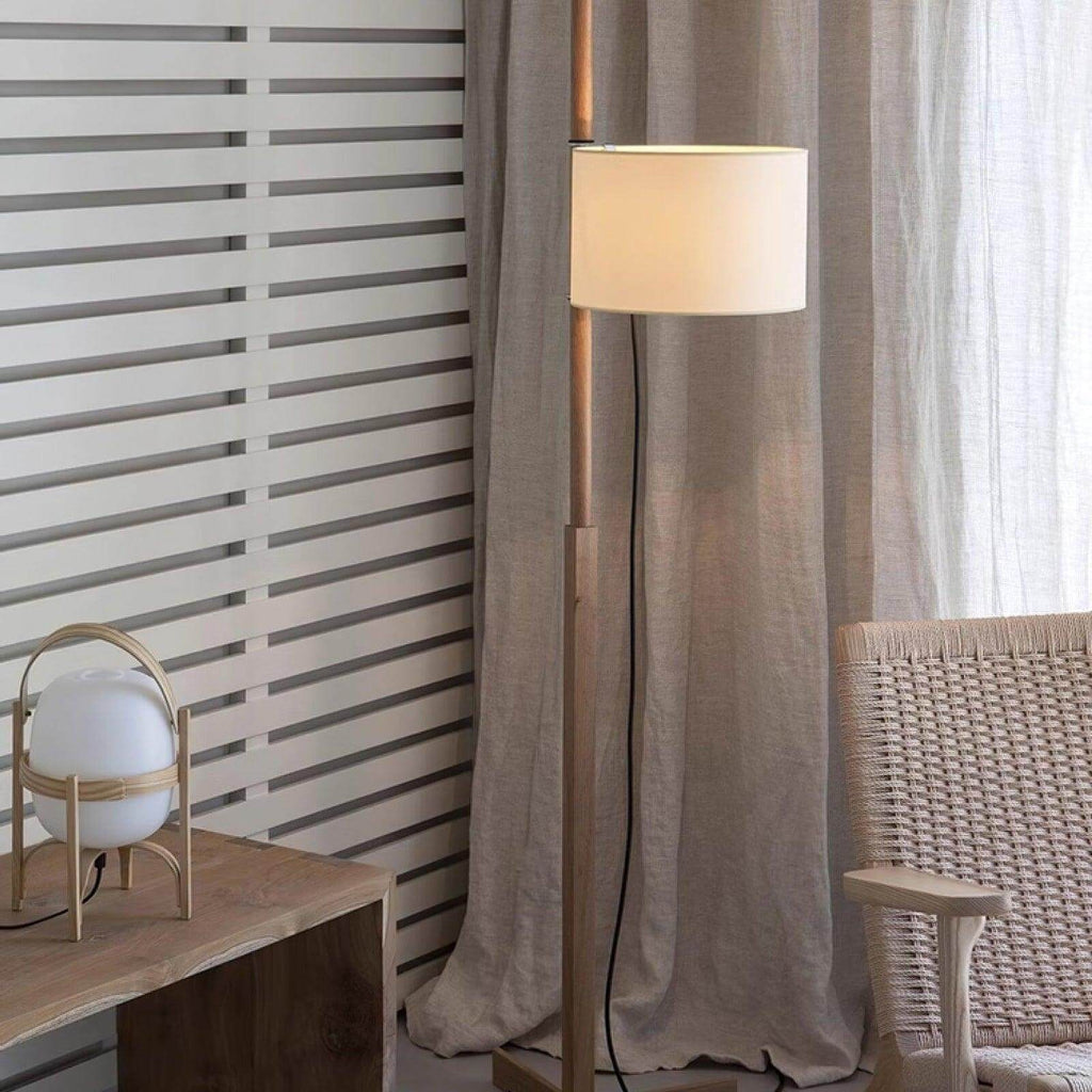 Wood Tmm Floor Lamp