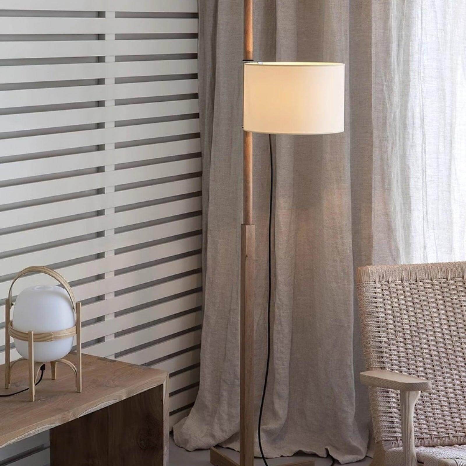Wood Tmm Floor Lamp